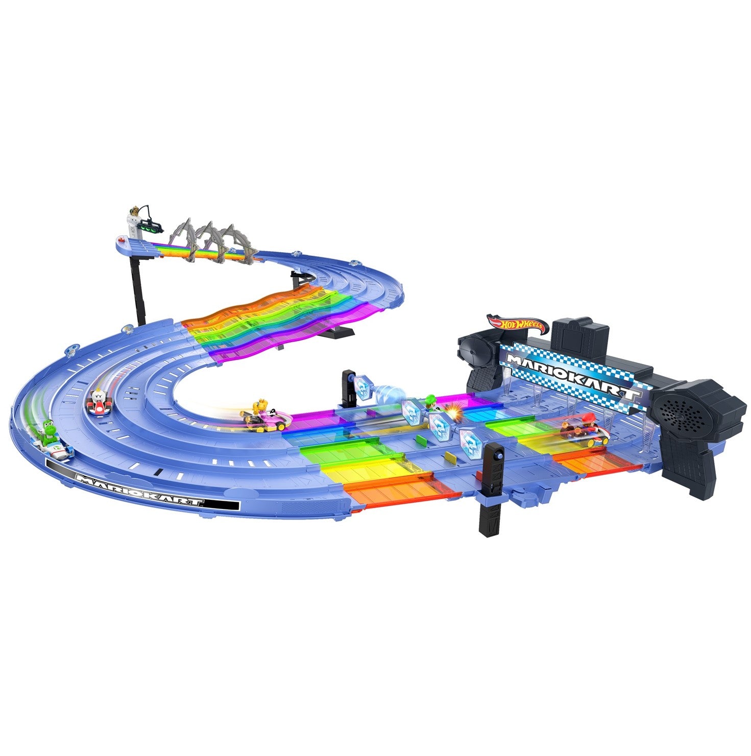 Hot Wheels Mario Kart Rainbow Road Track Set – Print and Prose